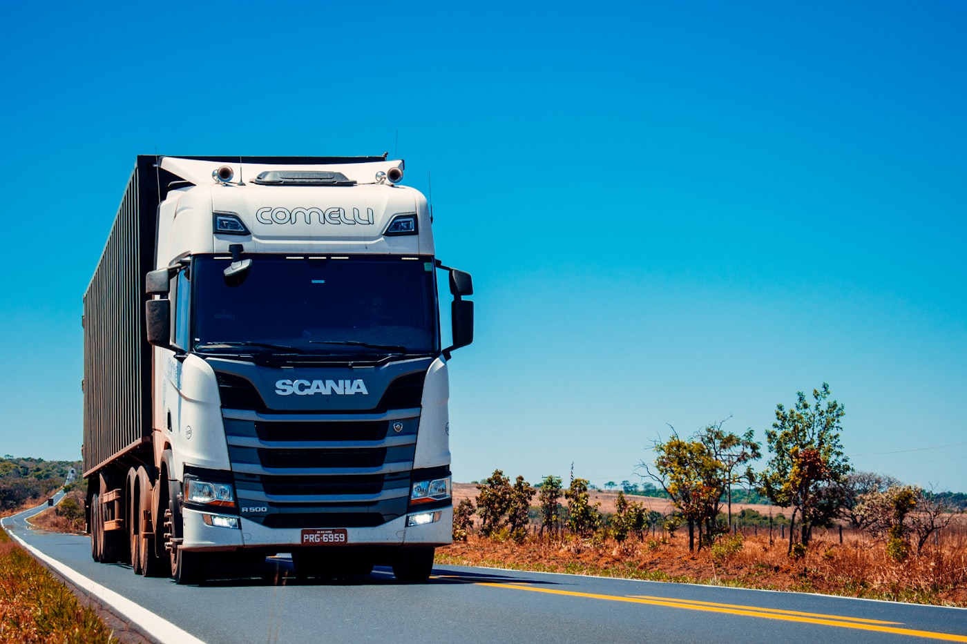 TIR on highway